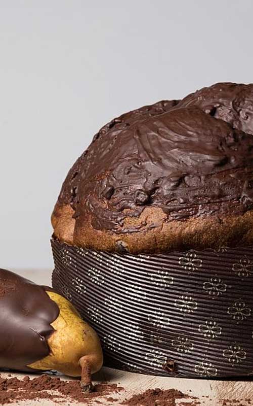 panettone artigianale pera e cioccolato